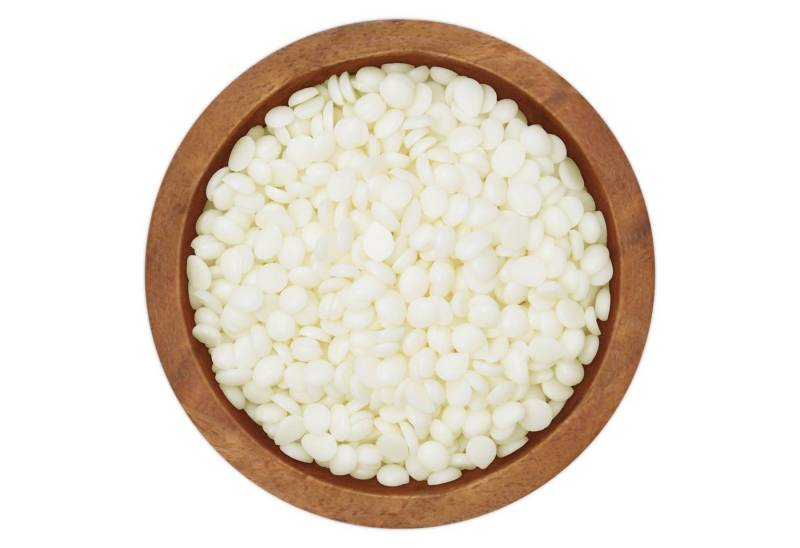 DistrEbution Bastelnaturmaterial Sojawachs Kerasoy 4130 5kg für Behälterkerzen Naturwachs Kerzenwachs von DistrEbution