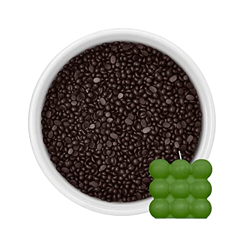 10g Wachsfarbe tannengrün zum Durchfärben, 10g Kerzenfarbe für bis zu 10 kg Wachs, Made in Germany von DistrEbution