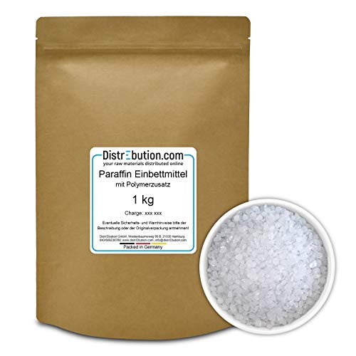 DistrEbution.com 1 kg Paraffin Einbettmittel für Gewebeschnitte, Präparate, Histologie & Zytologie von DistrEbution.com