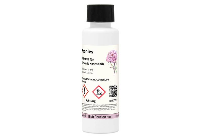 DistrEbution Duftöl Peonies Duftstoff für Kerzen, Kosmetik & Diffuser von DistrEbution