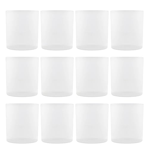 DistrEbution Kerzengläser gefrostet 12 Stück Dekoglas Teelichthalter 90 x Ø 80 mm Tischdeko 300 ml DistrEbution Kerzengläser gefrostet 12 Stück Dekoglas Teelichthalter 90 x Ø 80 mm Tischdeko 300 ml von DistrEbution