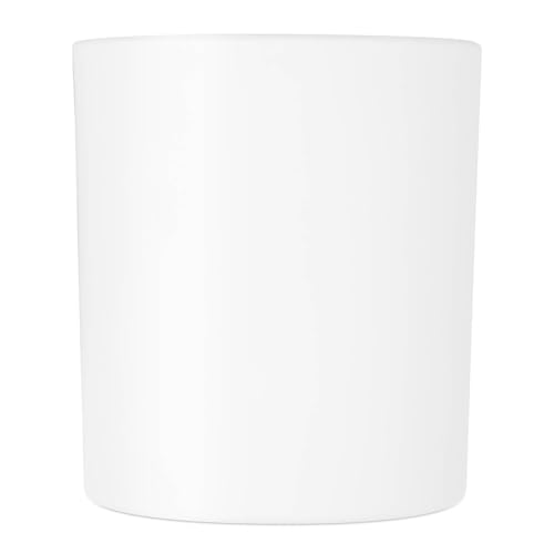 DistrEbution Kerzenglas weiß matt 1 Stück Dekoglas Teelichthalter 90 x Ø 80 mm Tischdeko 300 ml von DistrEbution