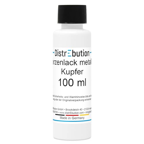 DistrEbution Kerzenlack metallic kupfer wasserlöslich glänzend 100ml von DistrEbution