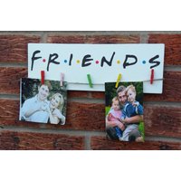 Tv Friends Sitcom Hängefoto Holzschild von DistressedPlaques