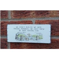 Winnie Puuh We Will Be Friends Forever Machen Erinnerungen Plaque Holzschild von DistressedPlaques