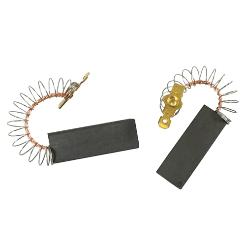 Distri+ - 1 Paar Motorkohlen für Waschmaschine und Trockner Typ "OEM" laminiert - kompatibel mit BSH von Distri+