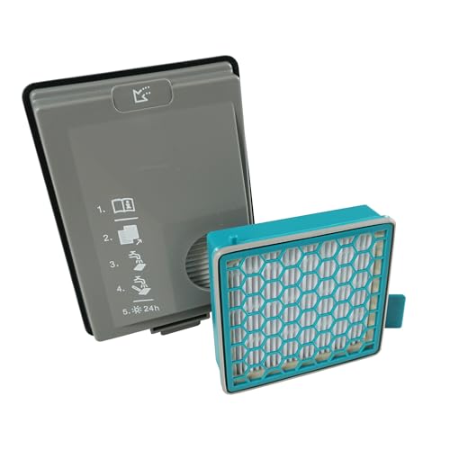Distri+ - 2 Stück Staubsaugerfilter - kompatibel mit Miele Boost CX1 - Alternativen zu den Originalnummern CX-FSF und SF-HY60 von Distri+