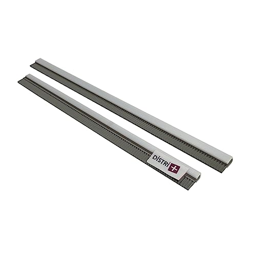 Distri+ - 2er Set Gummileisten für WESSEL-Werk Staubsaugerdüsen Breite 37cm aus Metall von Distri+