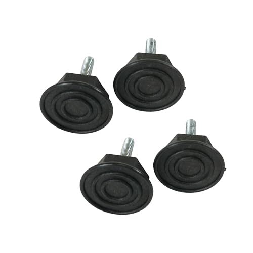 Distri+ - 4 Stück verstellbare Füße für Waschmaschine - M8 x 35/50 mm - Universal Distri+ - 4 Stück verstellbare Füße für Waschmaschine - M8 x 35/50 mm - Universal von Distri+