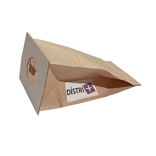 Distri+ - Staubsaugerbeutel kompatibel mit PHILIPS LONDON, HR6985, HR6970 - ROWENTA RH670, RH680 - CURTISS - FAKIR... - Beutel mit 10 Papierbeuteln von Distri+