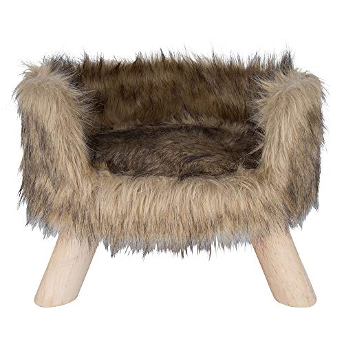 District 70-4710 - Nordic Katzenbett - 40 x 40 x 25 cm - Mocca, Einheitsgröße von District 70