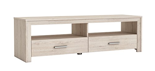 Distrimobel Saetabis Mobile TV, 132 x 39,6 x 40 H cm, Eiche hell, foliert, 9.5 x 9.5 x 47,4 cm Distrimobel Saetabis Mobile TV, 132 x 39,6 x 40 H cm, Eiche hell, foliert, 9.5 x 9.5 x 47,4 cm von Distrimobel Saetabis