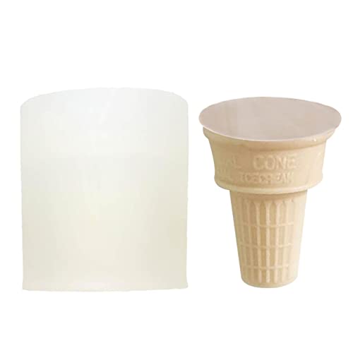 Ditanpu Silikon-Eisform,Eiswaffel-Fondant-Kuchen-Kerzen-Formen - Eiscreme-Form für Pudding-Mousse- -Küchenbacken von Ditanpu