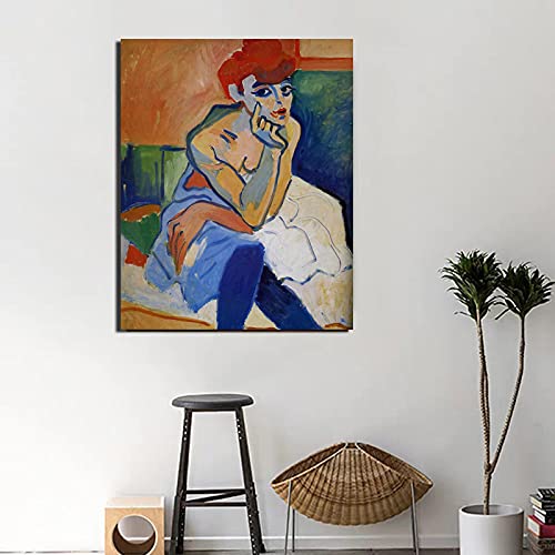 Dittelle Andre Derain Figur Malerei Leinwanddruck Wohnzimmer Wohnkultur Kunstwerk Moderne Wandkunst Ölgemälde Poster Bilder 30x45cm Rahmenlos Dittelle Andre Derain Figur Malerei Leinwanddruck Wohnzimmer Wohnkultur Kunstwerk Moderne Wandkunst Ölgemälde Poster Bilder 30x45cm Rahmenlos von Dittelle