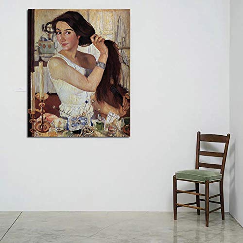 Dittelle Zinaida Serebriakova Schminktisch Leinwand Gemälde Drucke Wohnzimmer Dekor Moderne Wandkunst Ölgemälde Poster Bilder 50x70cm Rahmenlos Dittelle Zinaida Serebriakova Schminktisch Leinwand Gemälde Drucke Wohnzimmer Dekor Moderne Wandkunst Ölgemälde Poster Bilder 50x70cm Rahmenlos von Dittelle