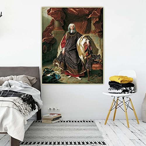 Hyacinthe Rigaud " Porträt von Fürst Joseph Wenzel I. von Liechtenstein in den Gewändern des Ordens vom Goldenen Vlies " Leinwandbilder 50x70cm rahmenlos Hyacinthe Rigaud " Porträt von Fürst Joseph Wenzel I. von Liechtenstein in den Gewändern des Ordens vom Goldenen Vlies " Leinwandbilder 50x70cm rahmenlos von Dittelle