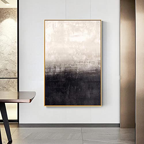Leinwand Kunstdruck Vintage Abstrakt Schwarz Weiß Leinwand Malerei Poster und Drucke Wandkunst Bilder für Wohnzimmer Dekor 40x70cm Rahmenlos Leinwand Kunstdruck Vintage Abstrakt Schwarz Weiß Leinwand Malerei Poster und Drucke Wandkunst Bilder für Wohnzimmer Dekor 40x70cm Rahmenlos von Dittelle