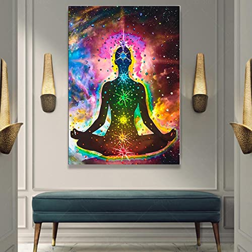 Sieben Chakren Poster Sieben Arten von Licht Balance Chakren Kunst Leinwand Gemälde Wohnkultur Für Wohnzimmer Wand Kunstdruck 60x80cm Rahmenlos Sieben Chakren Poster Sieben Arten von Licht Balance Chakren Kunst Leinwand Gemälde Wohnkultur Für Wohnzimmer Wand Kunstdruck 60x80cm Rahmenlos von Dittelle