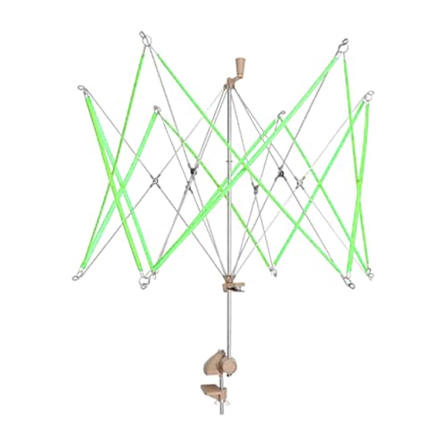 Garnschirme Swift, verstellbarer Halter, 60 cm, stricken ya rn wicker, häkelnes Garn Swift Wickler -Werkzeug, glatte Rotation für Studio und Hausblock von Diuyzoc