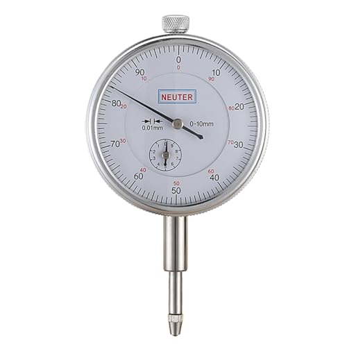 Instrument Indicator,Mechanischer Messuhr,001 MM Genauigkeit Mit Aluminiumgehäuse 0-10 MM Tester Für Maschinenbau Holzwerken | 0.01 Präzision Für Drucker Industrie Auto Reparatur Werkzeugprüfung Instrument Indicator,Mechanischer Messuhr,001 MM Genauigkeit Mit Aluminiumgehäuse 0-10 MM Tester Für Maschinenbau Holzwerken | 0.01 Präzision Für Drucker Industrie Auto Reparatur Werkzeugprüfung von Diuyzoc