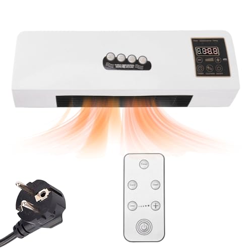 Multifunktionelles Wandklimagerät Mit Lüfterfunktion, Split Tragbare AC Einheit, 2000W Fenster-Klimagerät Ohne Schlauch Für Wohnzimmer Schlafzimmer Camping Garage von Diuyzoc