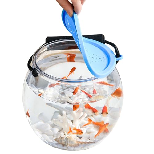 Tragbarer Fischbehälter - Köderbox für Angeln | Transparente Atmungsaktive Tragbare Deko für Kinder Reise Outdoor Schreibtisch von Diuyzoc