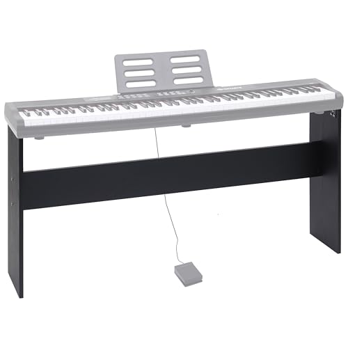 Divarte Ständer DP35 - Digitaler Klavierständer - robuster Ständer aus Holz - Ständer für Divarte DP35 - schwarz von Divarte