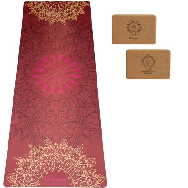 Divasya Yoga Starter-Set: Yogamatte mit Schutzhülle & 2 Blöcken Divasya Yoga Starter-Set: Yogamatte mit Schutzhülle & 2 Blöcken von Divasya
