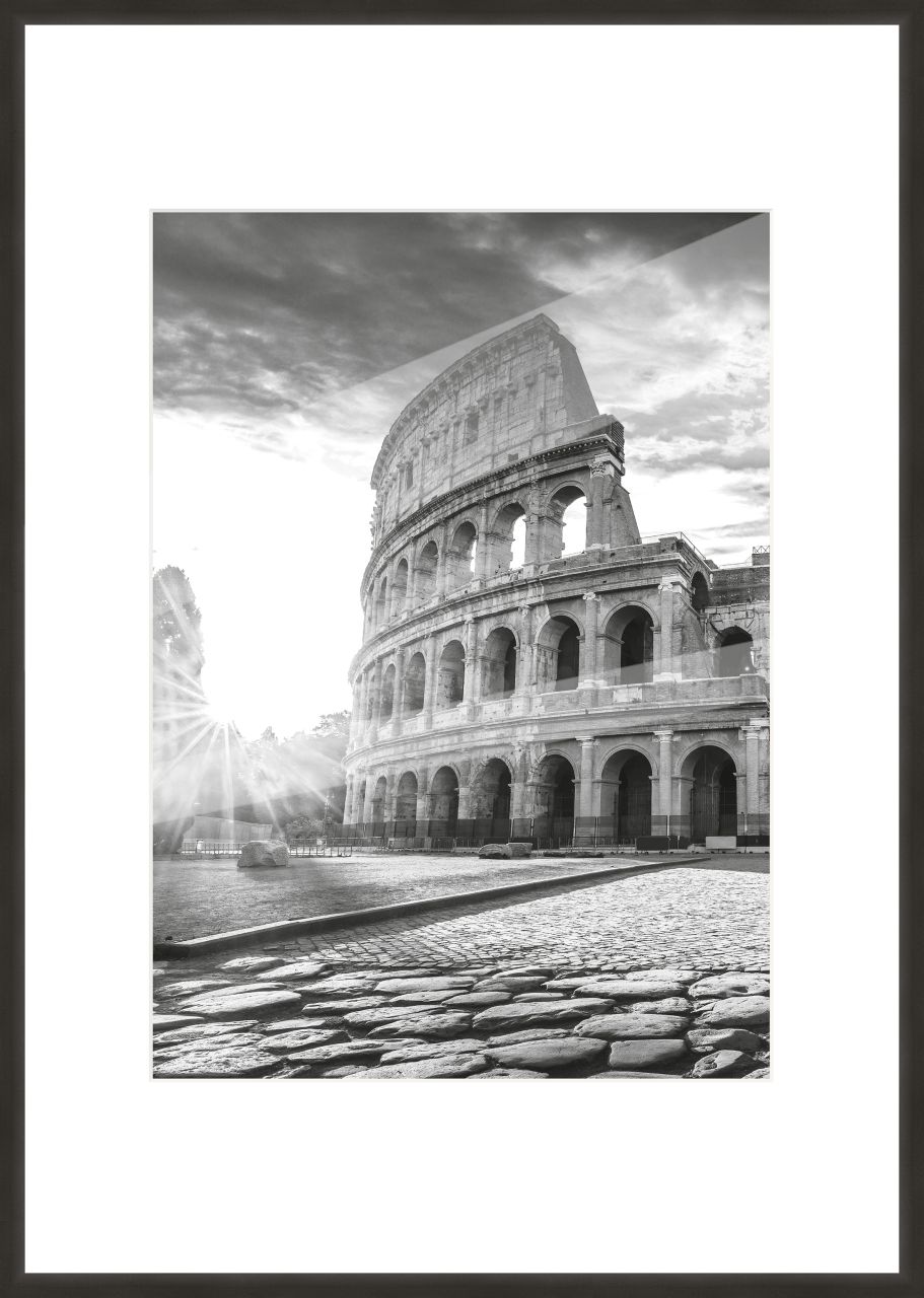 Alu Bilderrahmen Premium schwarz 70 x 100 cm von The Wall