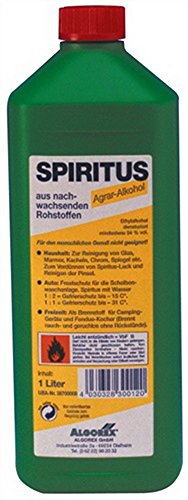 Brennspiritus Bioalkohol 1l f.Reinigung von Divers