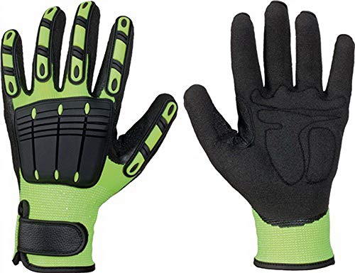 Handschuh EN 420 Kat.I Resistant Gr.9 Kunstfasern leuchtend gelb/schwarz von Divers