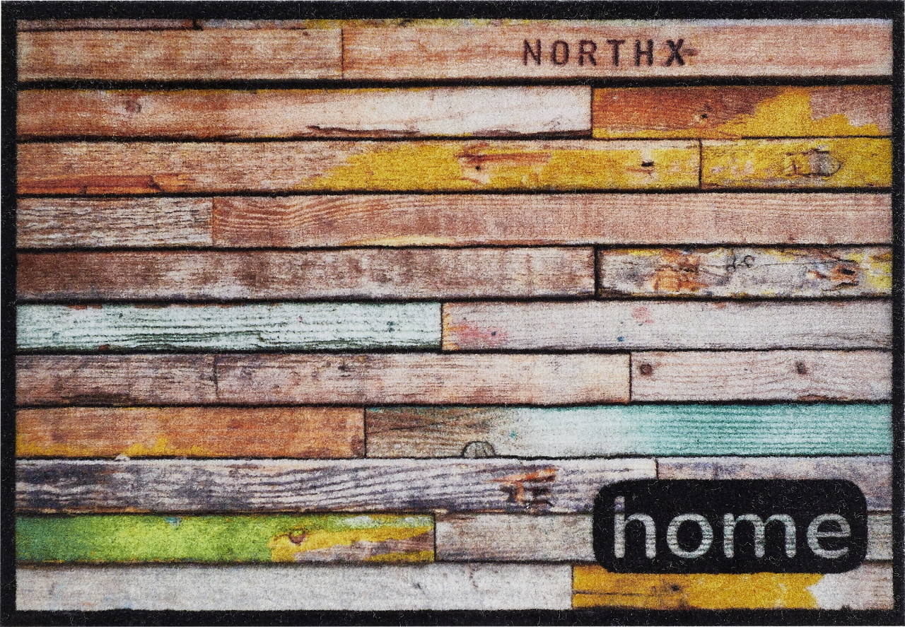 Fußmatte Modern Home Wood, 50 x 70 cm von Divers
