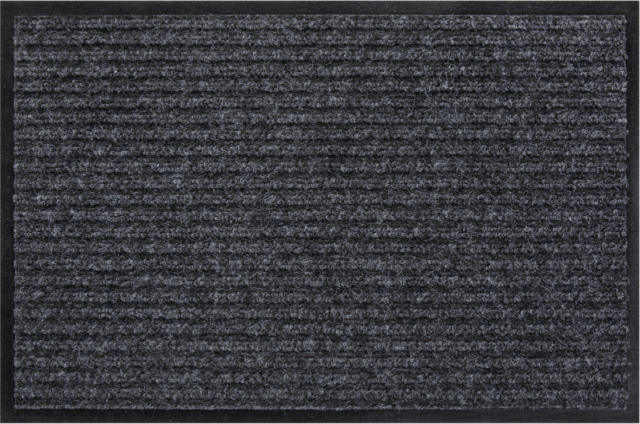 Fußmatte Solid grau, 40 x 60 cm von Divers