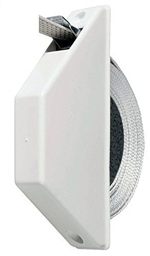 Halbeinlassgurtwickler Gurtlänge 5m Gurtbreite 14mm Gehäuse weiß von Divers