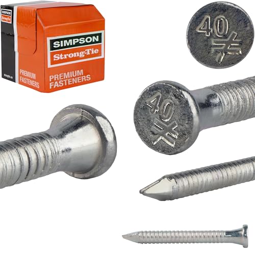 Simpson CNA4, 0X40 Ankernägel Durchmesser 4 mm, Länge 40 mm, 250 Stück Simpson CNA4, 0X40 Ankernägel Durchmesser 4 mm, Länge 40 mm, 250 Stück von SIMPSON
