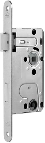 BKS Zimmertür-Einsteckschloss BAD 20/55/78/8mm DIN R silber rd Kl 1 von BKS