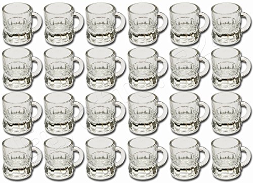 Diverse 24 x Pinneken Schnapsgläser Schnapsglas Glas 2 cl Trinkglas Schnapskrug Humpen von Diverse