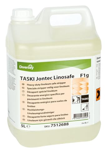 Grundreiniger für Linoleum Diversey Jontec Linosafe F1g 5 L leicht alkalischer Grundreiniger für Linoleum von Diversey