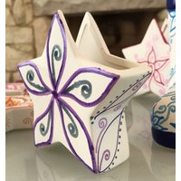 Hand Dekorierte Sternblumentöpfe von DivinartyCreations