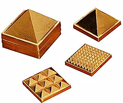 Divine Center 3D 2,5 cm x 2,5 cm x 2,5 cm Ashtaghatu Meru Pyramide 3 Teller 91 Piraten Yantra Vastu Yantra von Divine Center