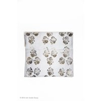 Grau Und Schwarz Tischläufer - Hand Gefärbt Stoff Block Print Gedruckt Housewarminggeschenk Hochzeitsgeschenk Benutzerdefinierte Farben von DivineNYCo