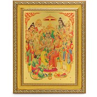 Widder Darbar Schönes Goldenes Folienfoto Im Goldenen Rahmen | 30 X 33 cm von DivinedecorsIndia