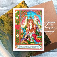 Christus Kind Jesus Symbol Print | Engel in Anbetung Geheimnis Von Epiphania von Divinegiftshop