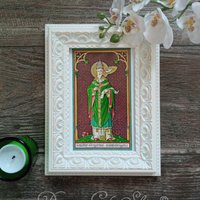 St. Pope Gregorie Der Große Ikonendruck | Erster Papst Aus Dem Benediktinerorden Schutzpatron Päpste, Studenten, Lehrer, Schulkinder St. Pope Gregorie Der Große Ikonendruck | Erster Papst Aus Dem Benediktinerorden Schutzpatron Päpste, Studenten, Lehrer, Schulkinder von Divinegiftshop