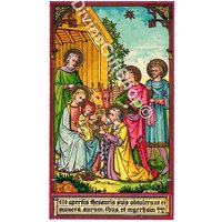 Weihnachtskrippe Icon Print | Drei Könige Mit Christuskind Ikone Weihnachtskunst von Divinegiftshop