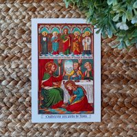 st Mary Magdalene Symbol Druck | Füße Waschen Christi Schutzpatron Der Bekehrten, Reuigen Sünder st Mary Magdalene Symbol Druck | Füße Waschen Christi Schutzpatron Der Bekehrten, Reuigen Sünder von Divinegiftshop