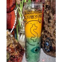 7 Tage Schutz Business & Geld Zauber-Kerze Mit Kraftvollen Kräutern-Business-Glück-Erfolg-Excel-Business-Schutz-Einfluss von DivinityCrystalsShop