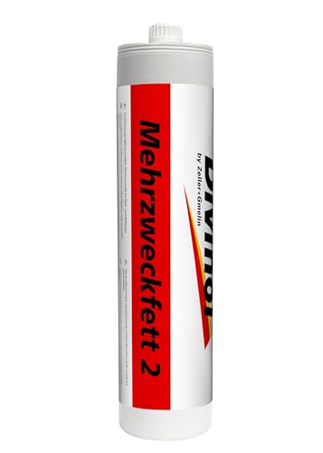 Divinol Mehrzweckfett 500g NLGI 2 Reiner System Lithiumschmierfett Lithium Schmierfett Lithiumfett Langzeitfett temperaturbeständiges Gleit Wälzlager Fett wasserbeständig (1x500g) von Divinol