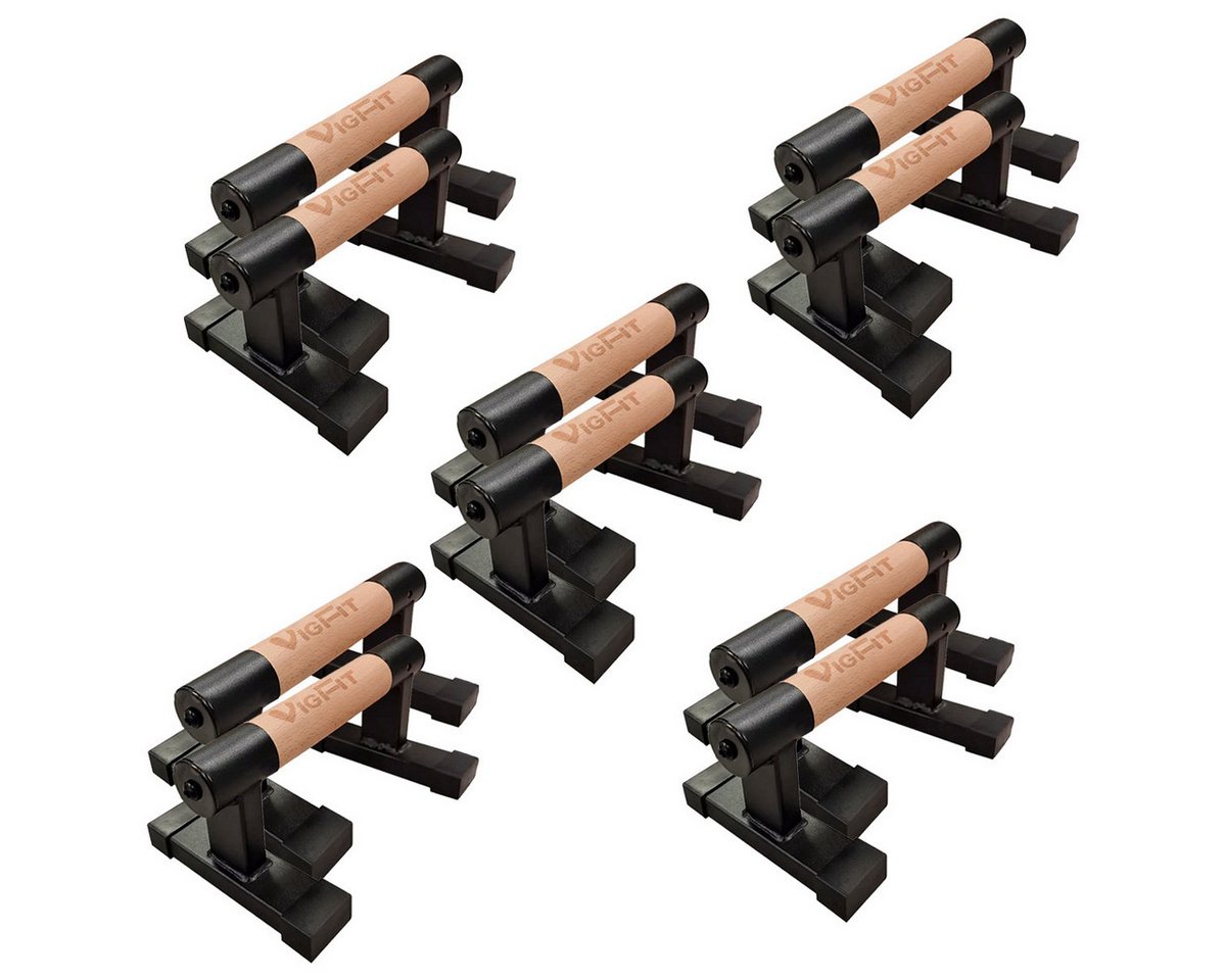 Divit Halter 5er-Set Parallettes Paar LG12 Liegestützgriffe Holz Push Up Stand Bar Divit Halter 5er-Set Parallettes Paar LG12 Liegestützgriffe Holz Push Up Stand Bar von Divit