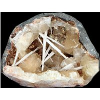 Natürliche Scolecit Stilbit Mineralien Indien #h 764 von DivyamMinerals